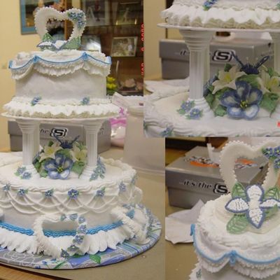 Wilton Course Iii Wedding Cake