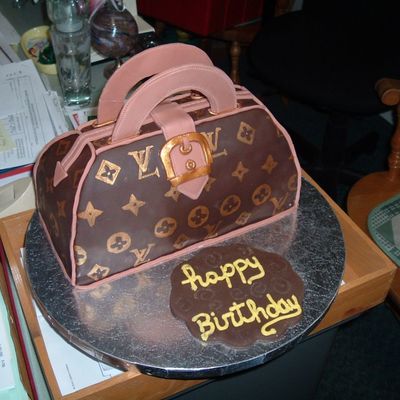 Lv Bag Cake