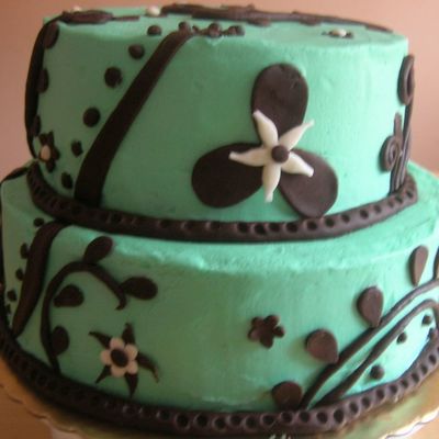 Tiffany Shower Cake