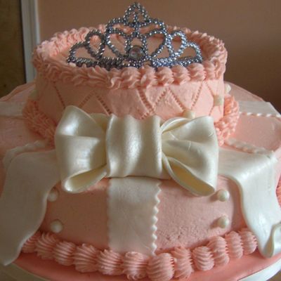 Peach Princess Cake