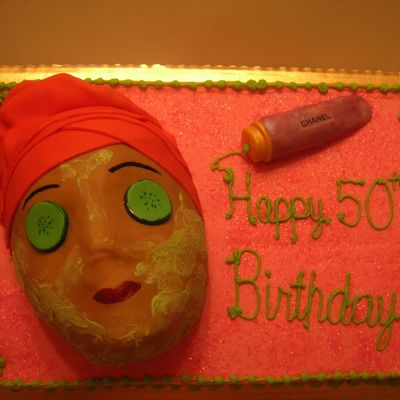 Spa Pampering Party Cake