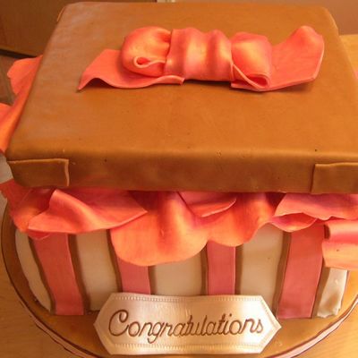 Bridal Shower Present Cake
