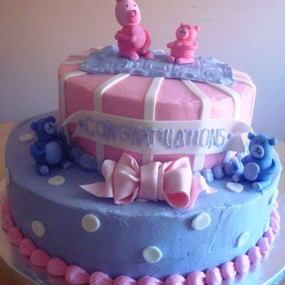 Another Teddy Cake For Baby Shower
