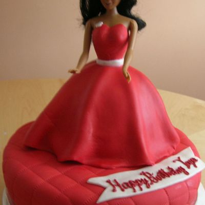 Barbie Doll Cake