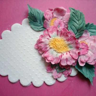 Patchwork Cutters Wild Rose Plaque