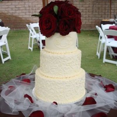 First Ever Wedding Cake