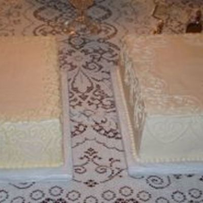 Vanessa's Wedding Sheet Cakes