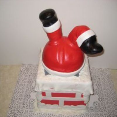 Santa In Chimney