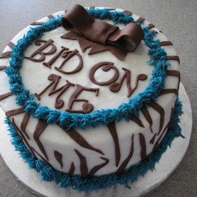 Silent Auction Display Cake