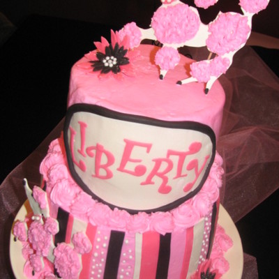 Pink Poodle Cake