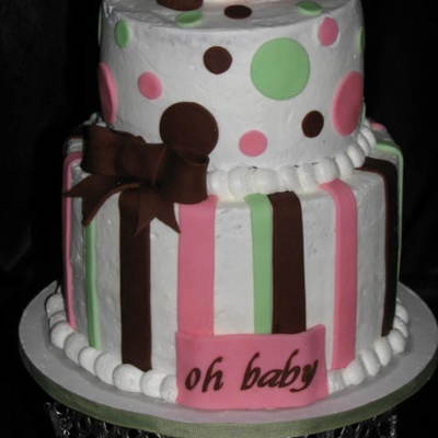 Pink And Brown Ladybug Baby Shower