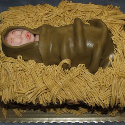 Baby Jesus In A Manger