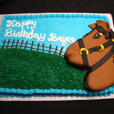 Horse Birthday Cake