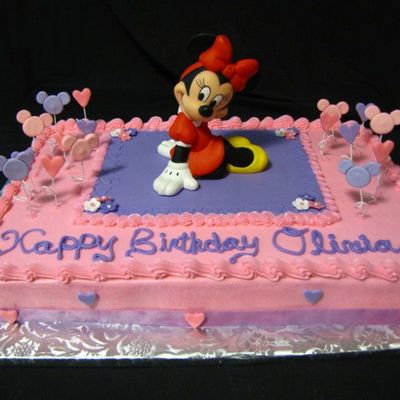 Minnie Mouse Birthday Cake