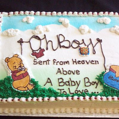 Winnie The Pooh Clothesline Cake