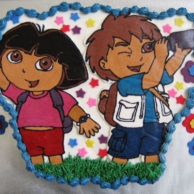 Dora/diego Cupcake Cake