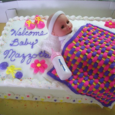 Baby Blanket Cake