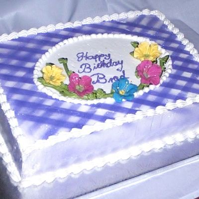 Boss's Birthday Cake............1St Attempt At Airbrushing