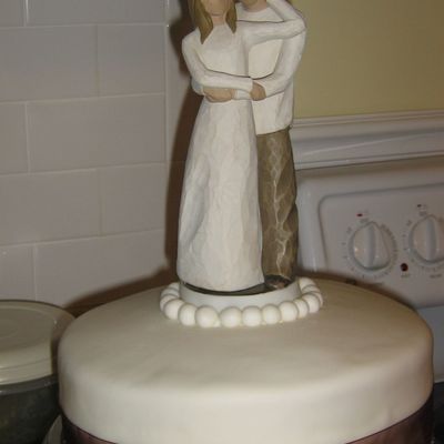 Cake For A Simple Outdoor Wedding