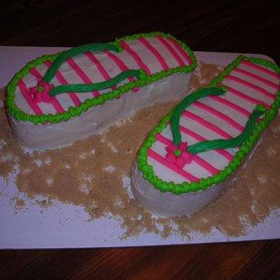 Flip-Flops Cake