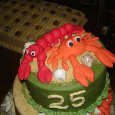 This Is The Top Of The Lobster, Crab Cake.