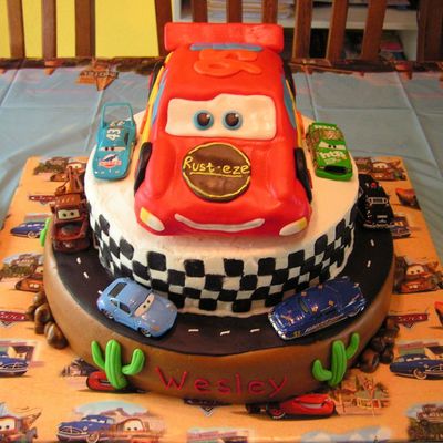Cars Movie Cake