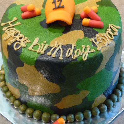 Camo Cake