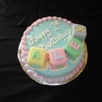 1St Birthday Cake For Co-Worker's Nephew