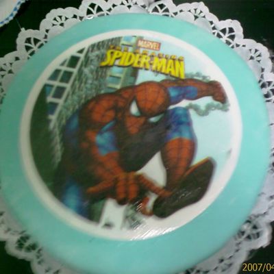 Cake With Blue Fondant