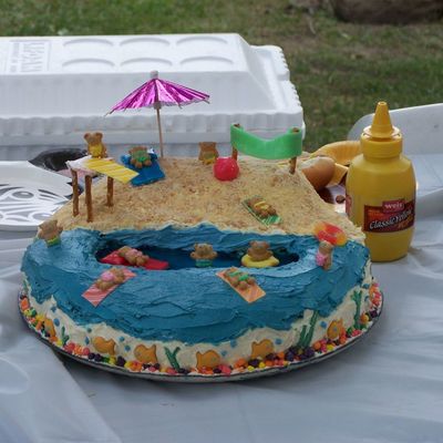 Beach Party Cake