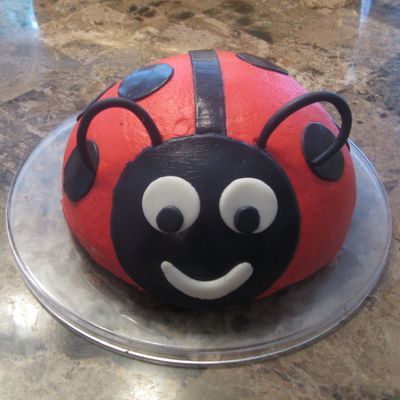 Mini Ladybug Cake
