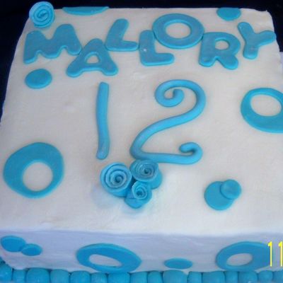 Girl's Birthday Cake