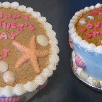 Seashell Mother's Day Cake