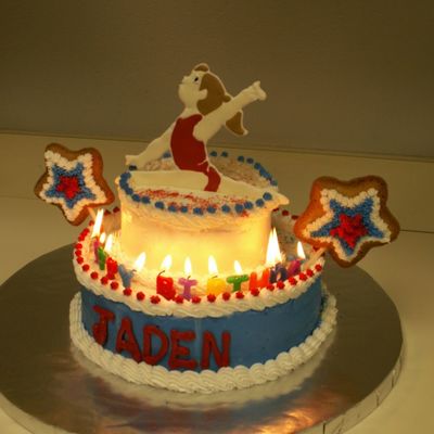 Gymnastics Cake