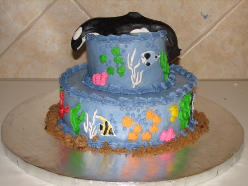 Shamu Cake
