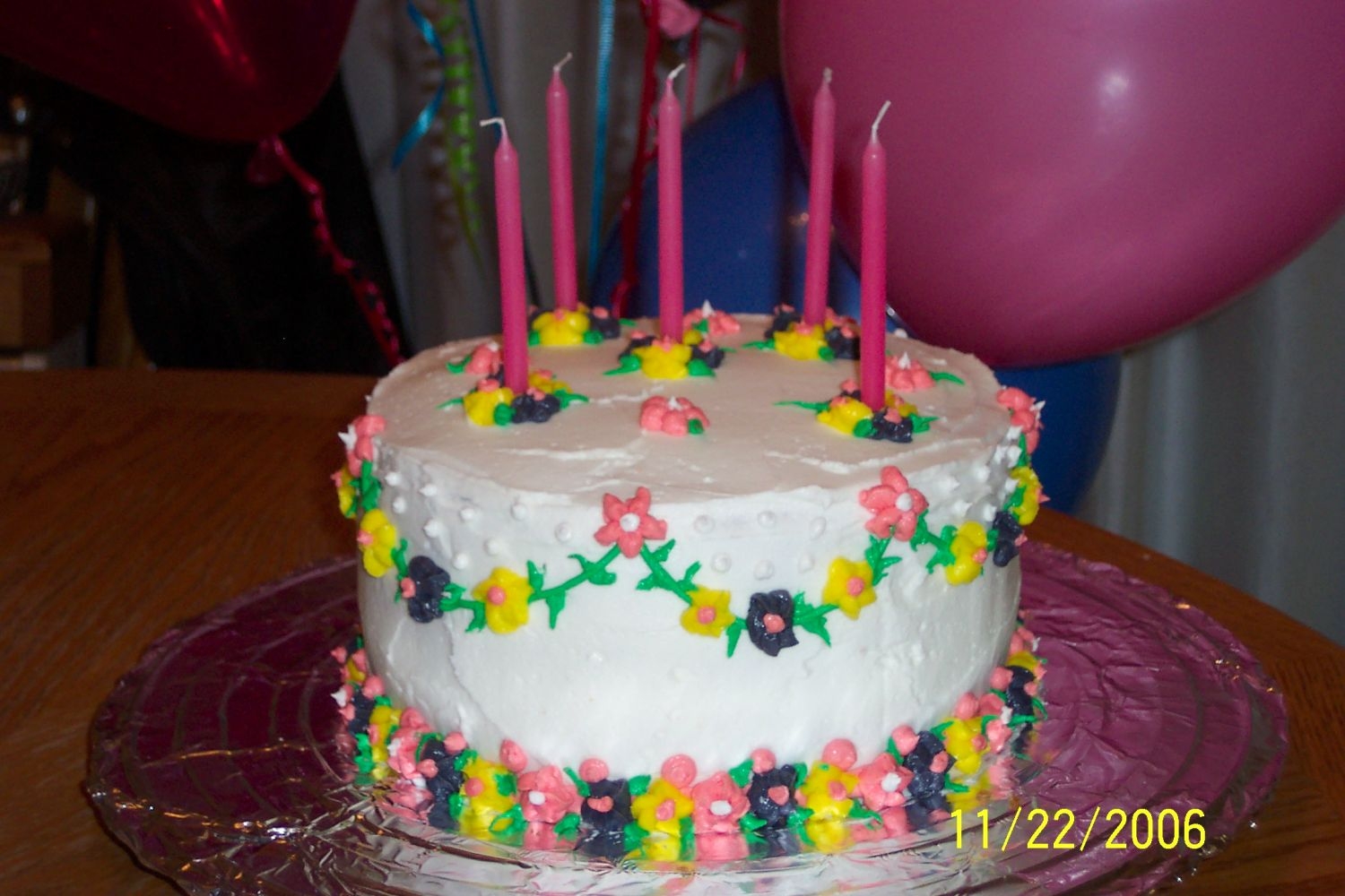 Flower Birthday Cake