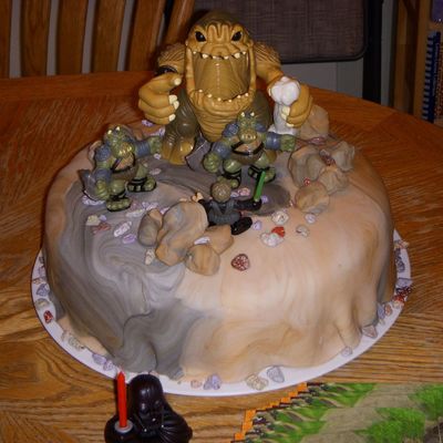 Rancor Star Wars Cake