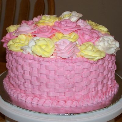 Spring Time Baby Shower Cake