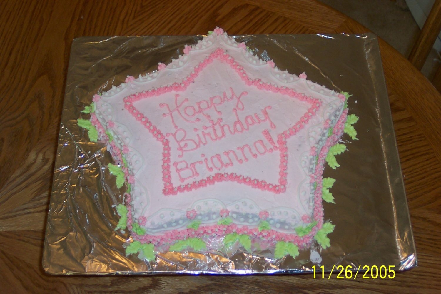 Star Birthday Cake