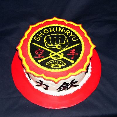 Karate Birthday Cake