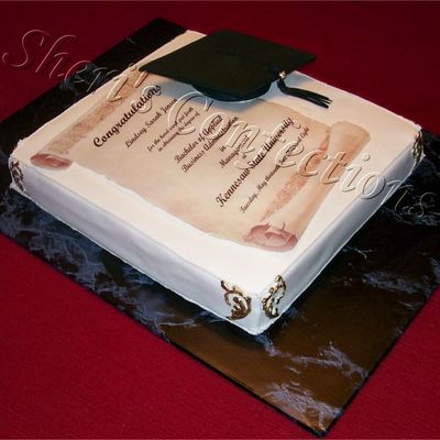 College Graduation Cake