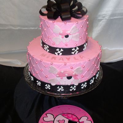Mikayla's Pink Pirate Cake