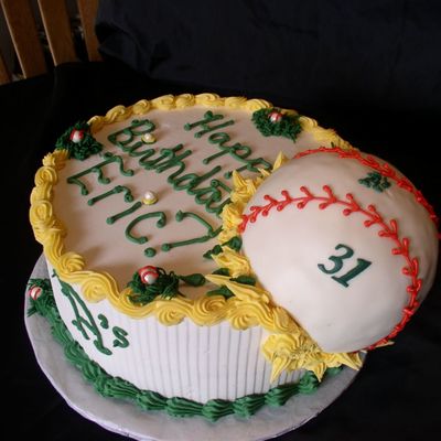 Eric's Homerun Splat Cake