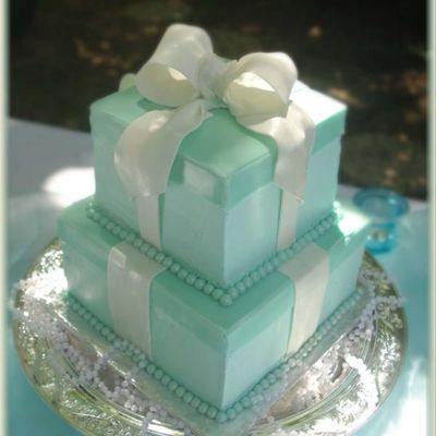 Emily's "breakfast At Tiffany's" Bridal Shower Cake