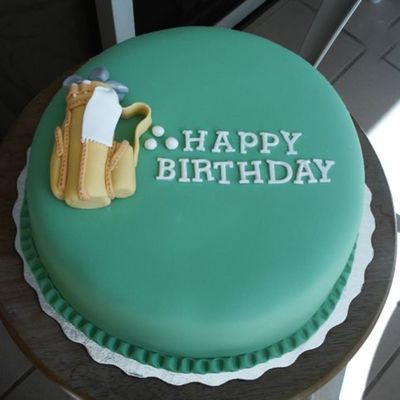 Golf Birthday Cake