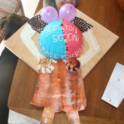 Pregnant Mother's Day Cake