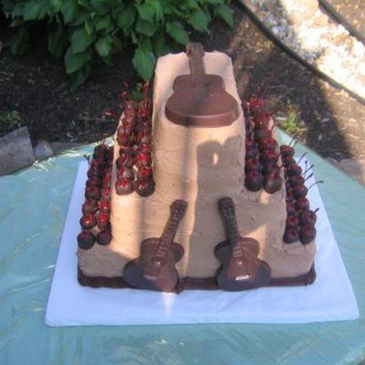 Guitar Groom's Cake