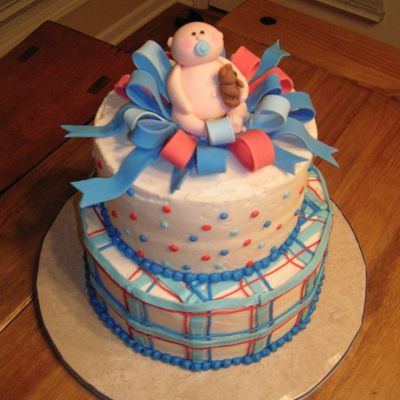 Baby Boy Cake