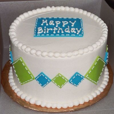 Boy Blue Green Birthday