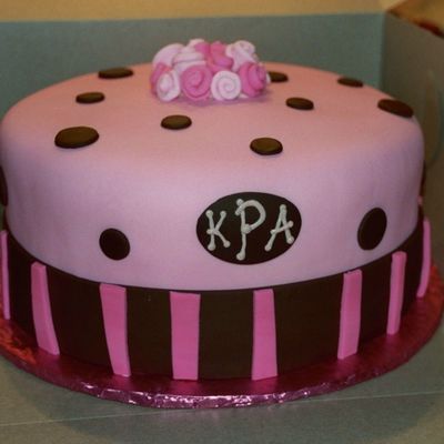 Pink And Brown Baby Shower